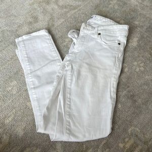 Paige white skinny jeans